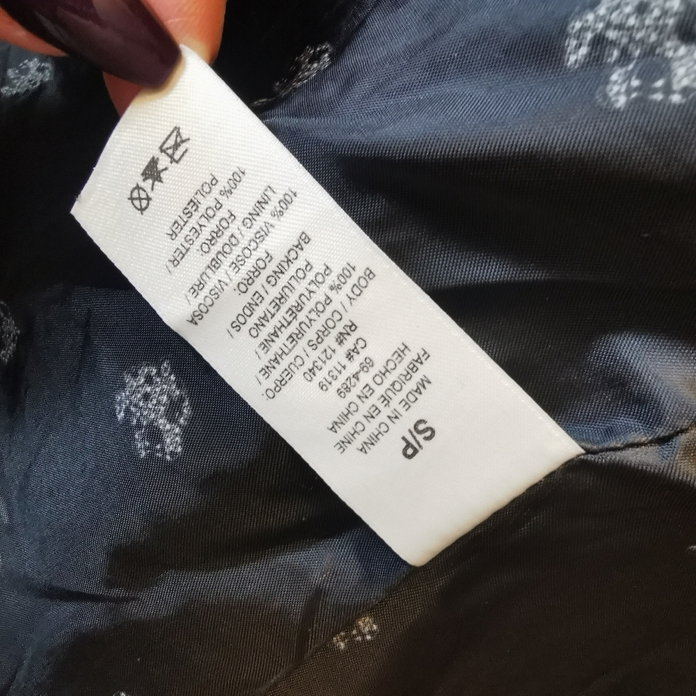 dcasual Vegan Leather Jacket with Shawl Collar - Small - Picture 8 of 8